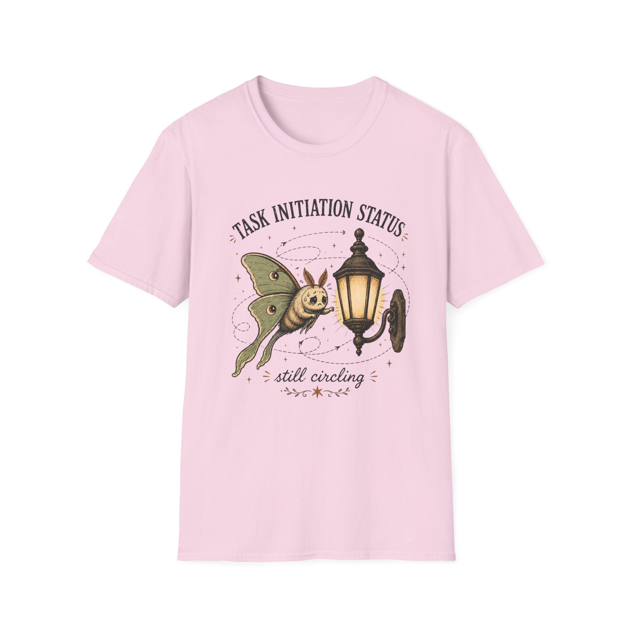 Task Initiation Status: Still Circling T-shirt