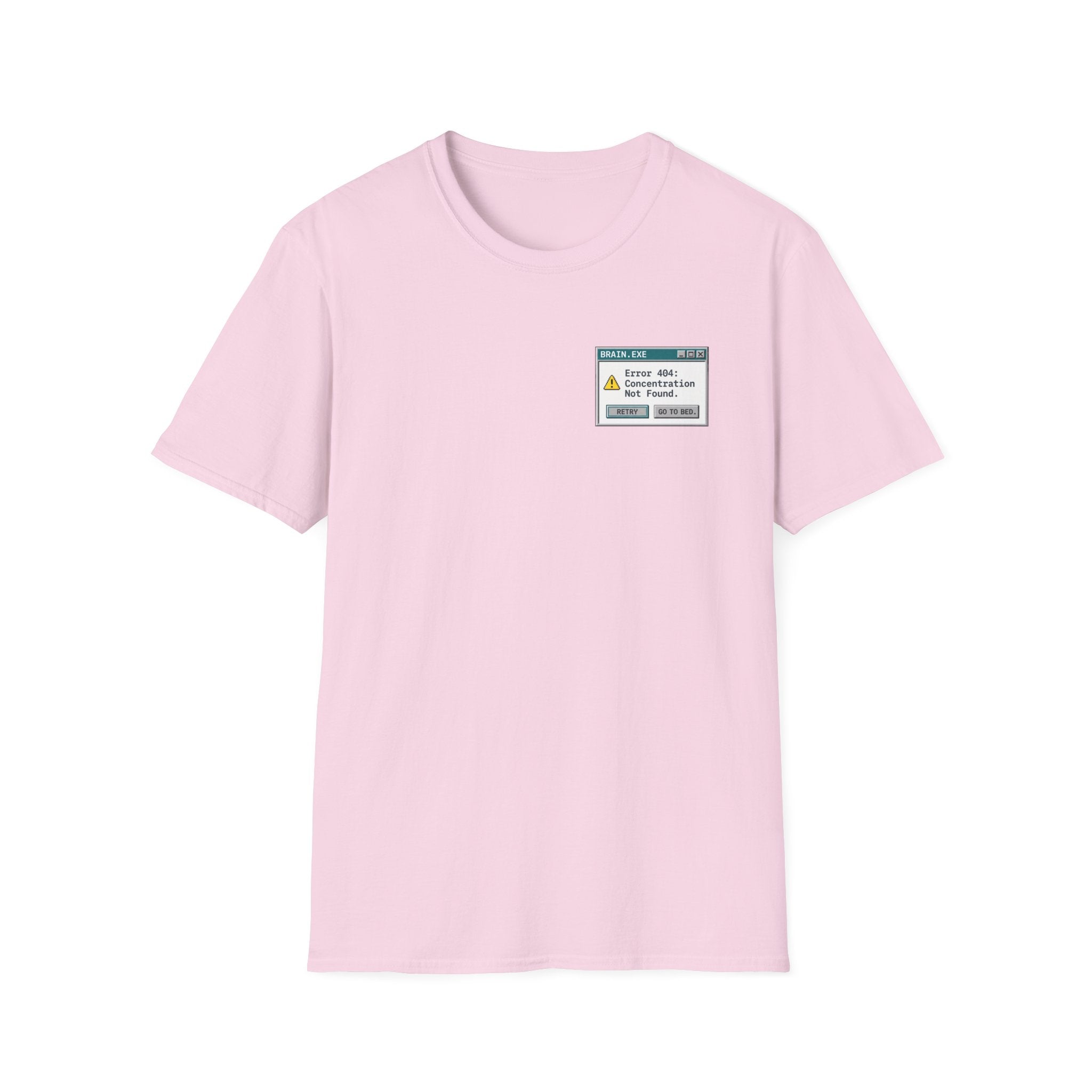 Error 404: Concentration Not Found T-shirt