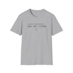 Brain Processing - 404 Not Found T-shirt