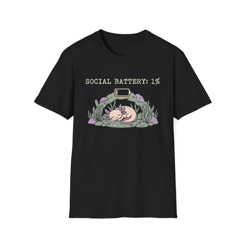 Social Battery: 1% T-shirt