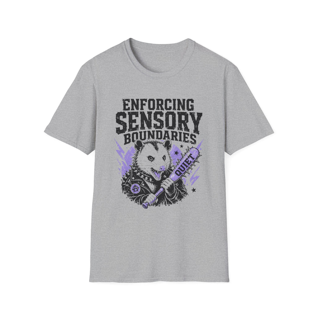 Enforcing Sensory Boundaries T-shirt