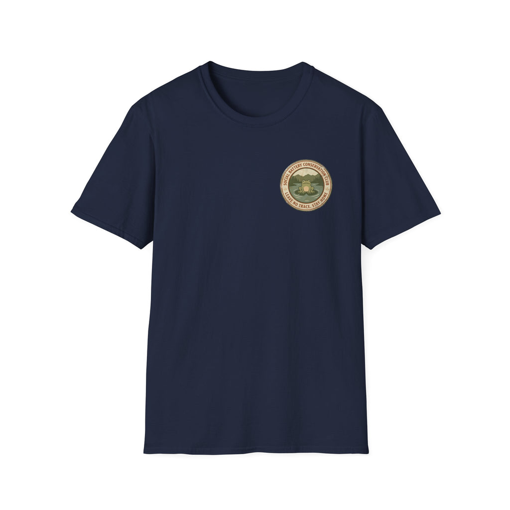 Social Battery Conservation Club T-shirt