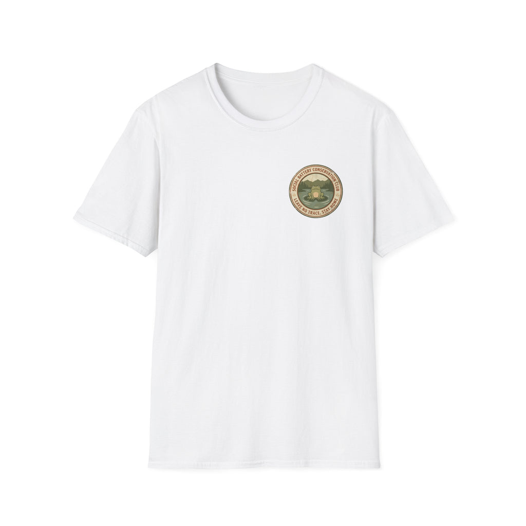 Social Battery Conservation Club T-shirt