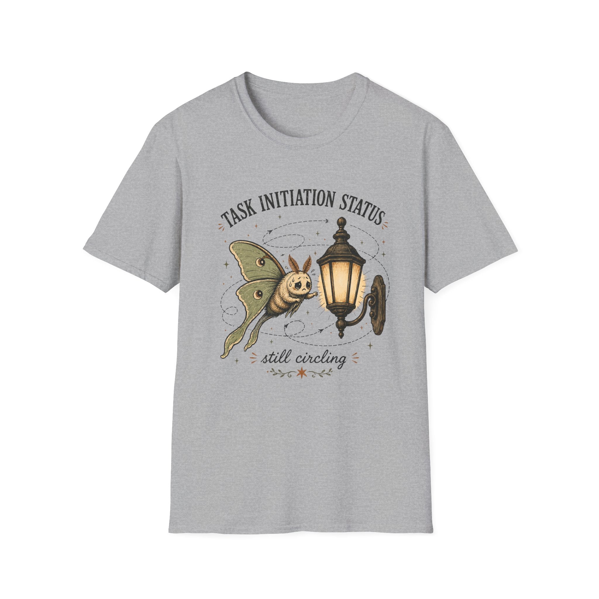 Task Initiation Status: Still Circling T-shirt
