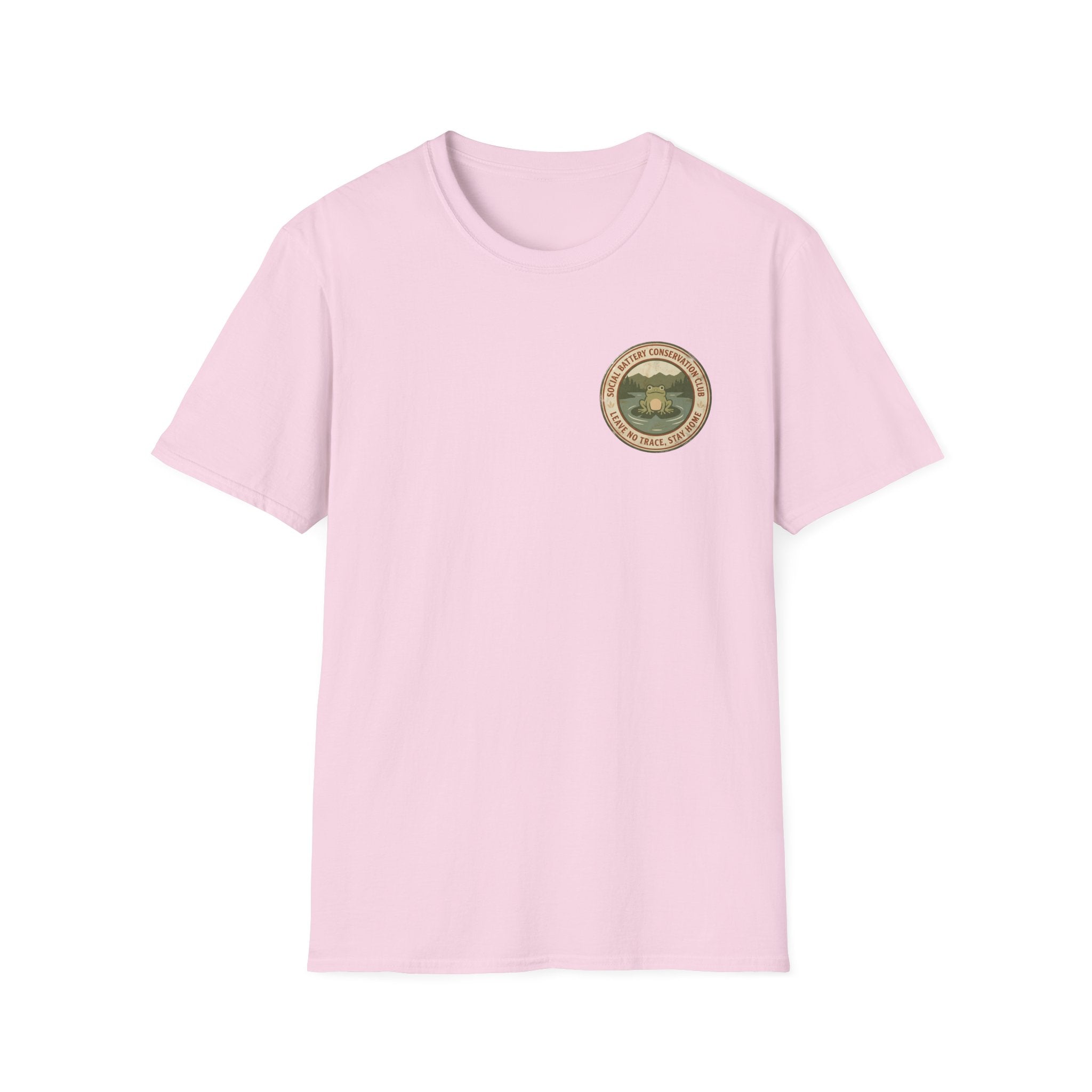 Social Battery Conservation Club T-shirt