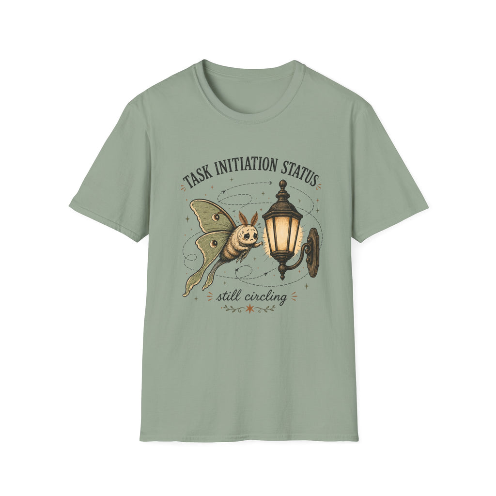 Task Initiation Status: Still Circling T-shirt