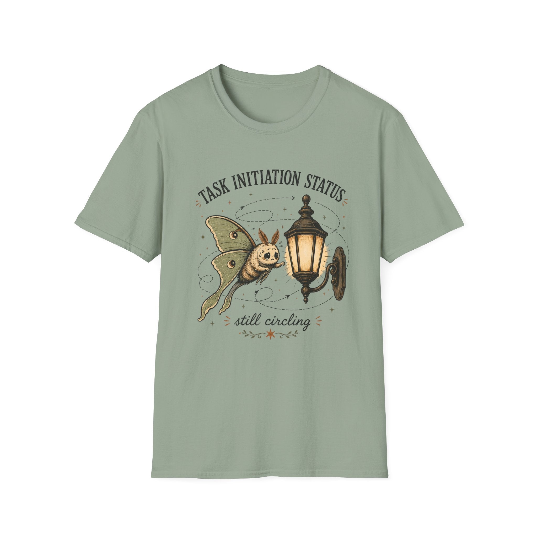 Task Initiation Status: Still Circling T-shirt