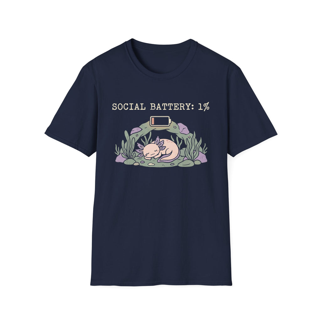 Social Battery: 1% T-shirt