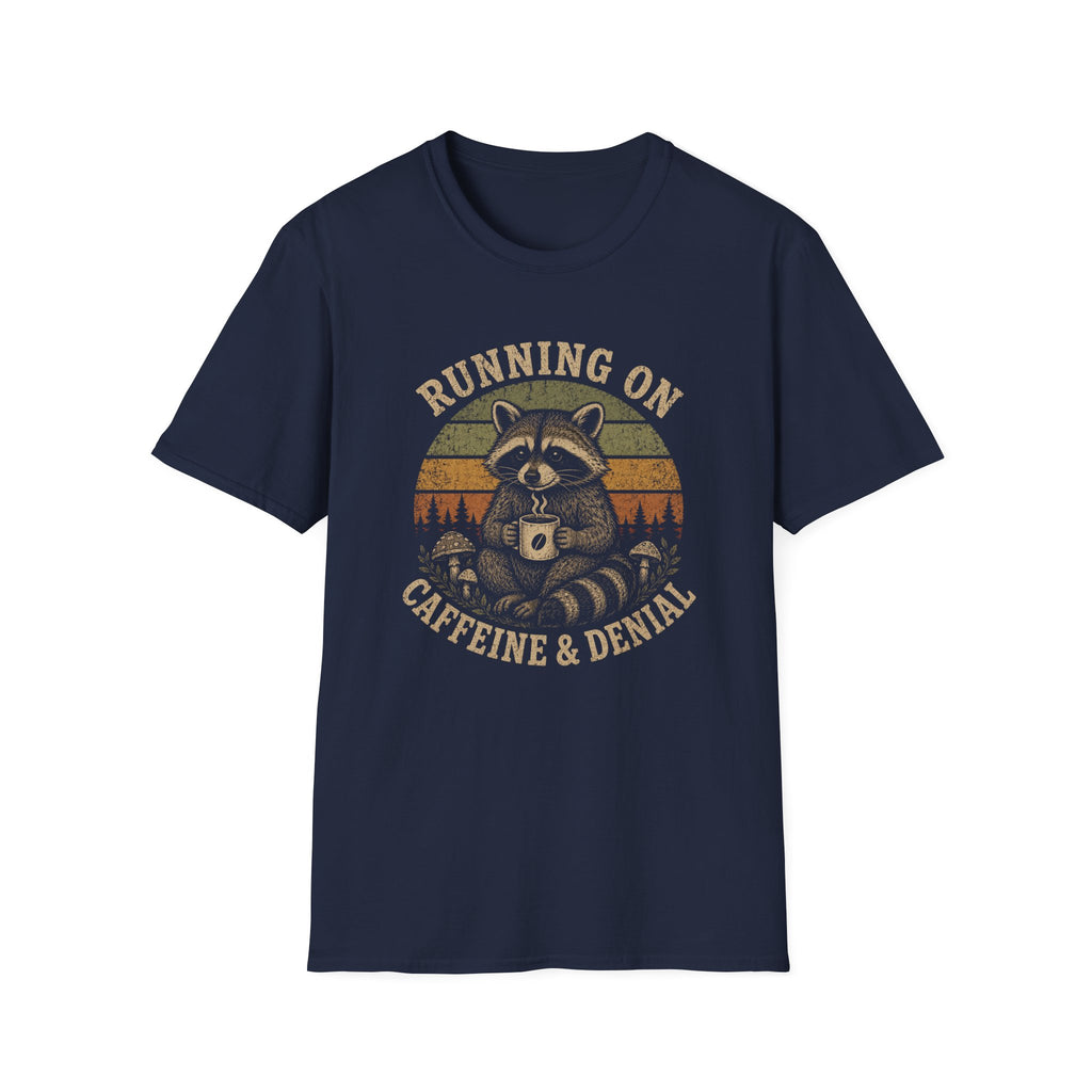 Running on Caffeine & Denial T-shirt